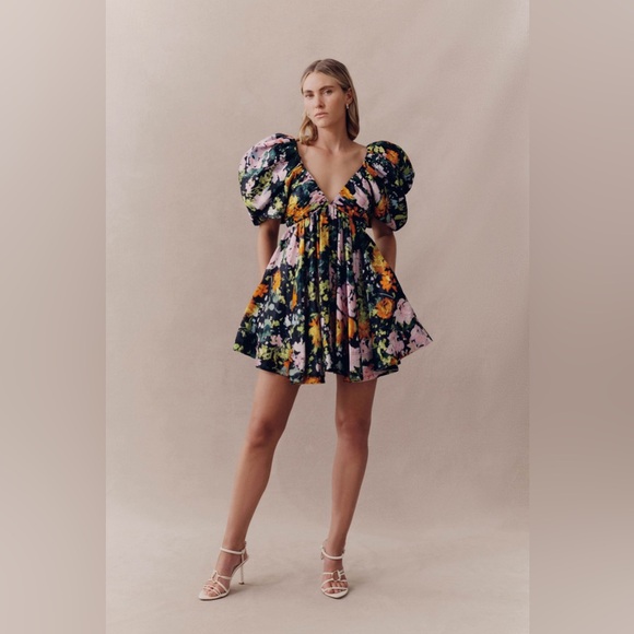 navy blue summer dress Flow Mini Dress, Small Color:Noir Daisy Discover timeless femininity in Silhouette:Formal Ready Black and White Dresses